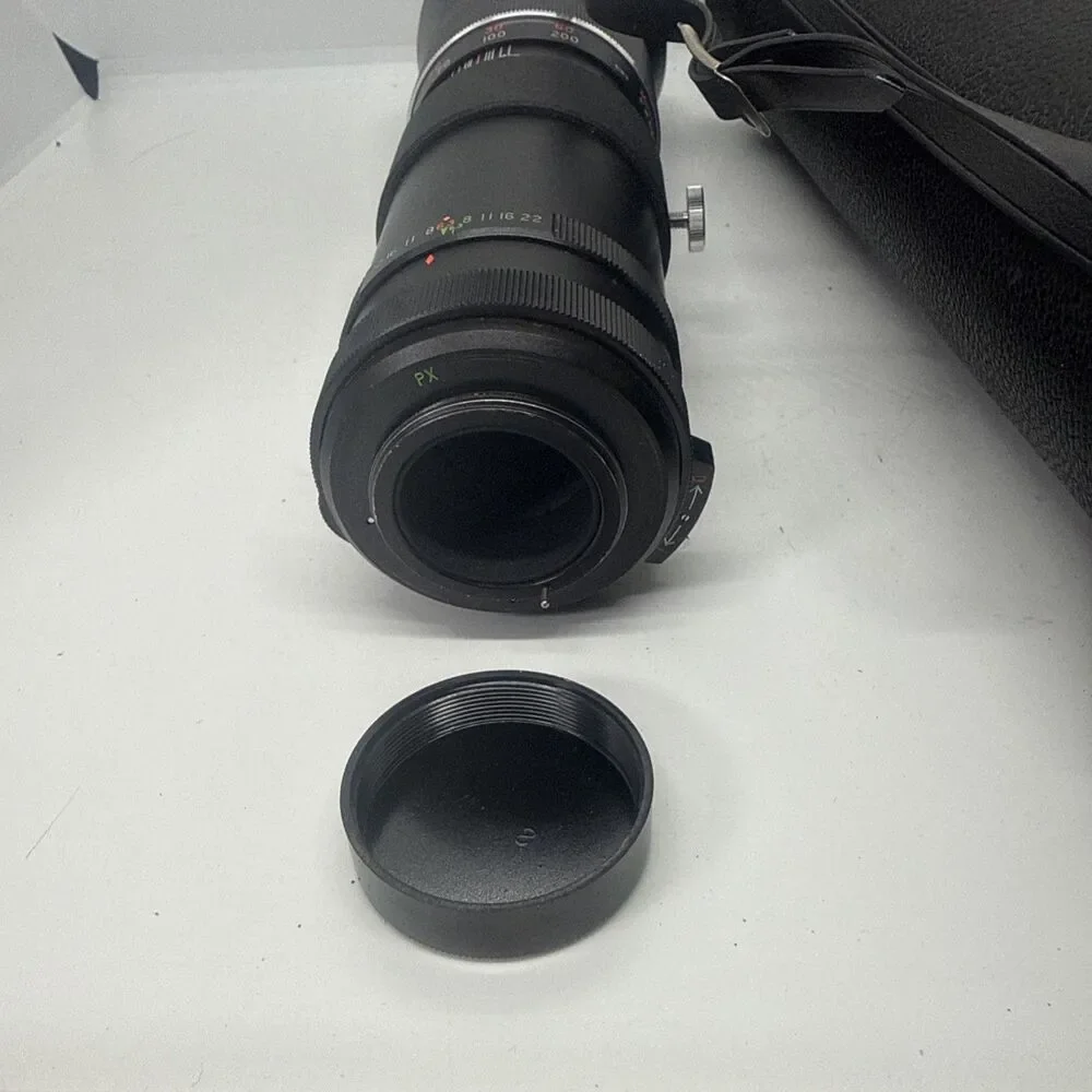 Vintage Vivitar 400mm f/6.3 T4 mount Telephoto lens with hard case